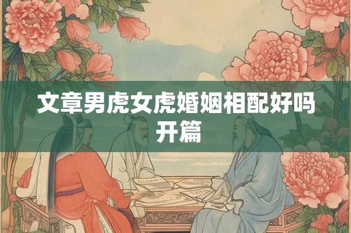 文章男虎女虎婚姻相配好吗 开篇