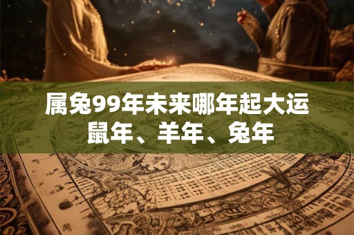 属兔99年未来哪年起大运 鼠年、羊年、兔年