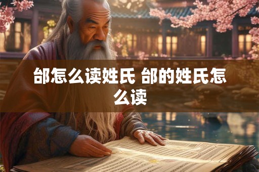 邰怎么读姓氏 邰的姓氏怎么读