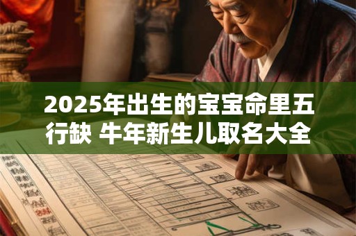 2025年出生的宝宝命里五行缺 牛年新生儿取名大全