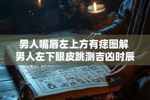男人嘴唇左上方有痣图解 男人左下眼皮跳测吉凶时辰