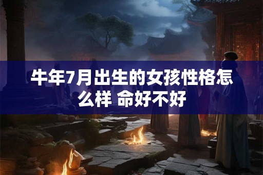 牛年7月出生的女孩性格怎么样 命好不好
