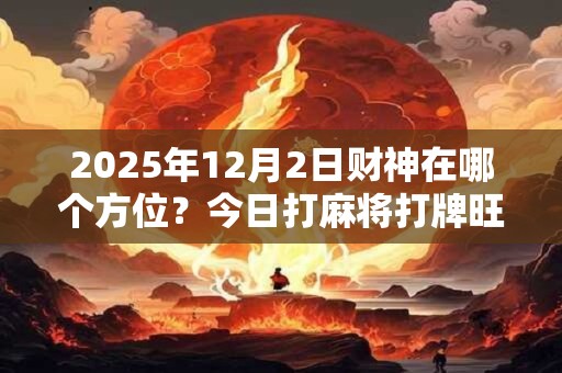 2025年12月2日财神在哪个方位？今日打麻将打牌旺运方位