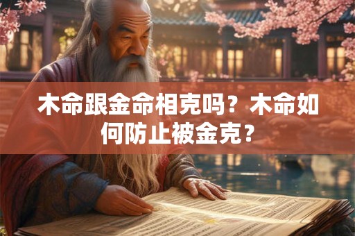 木命跟金命相克吗？木命如何防止被金克？