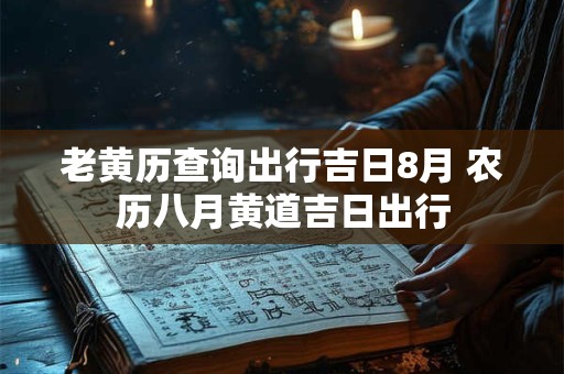 老黄历查询出行吉日8月 农历八月黄道吉日出行