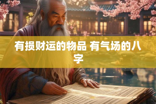 有损财运的物品 有气场的八字