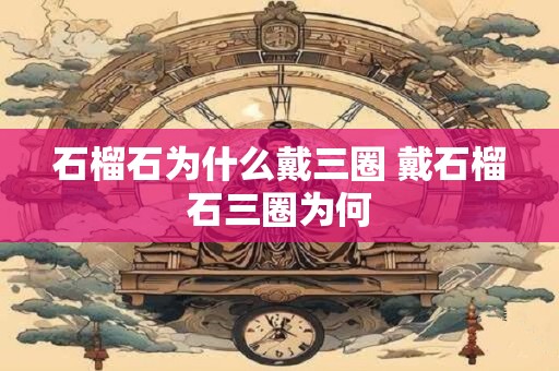 石榴石为什么戴三圈 戴石榴石三圈为何