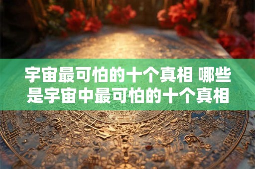宇宙最可怕的十个真相 哪些是宇宙中最可怕的十个真相
