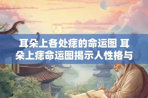 耳朵上各处痣的命运图 耳朵上痣命运图揭示人性格与健康关系