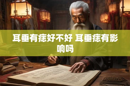 耳垂有痣好不好 耳垂痣有影响吗
