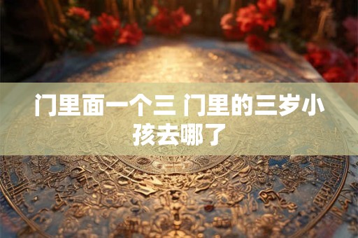 门里面一个三 门里的三岁小孩去哪了