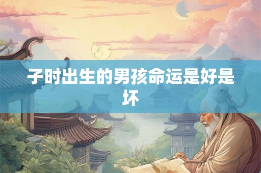 子时出生的男孩命运是好是坏