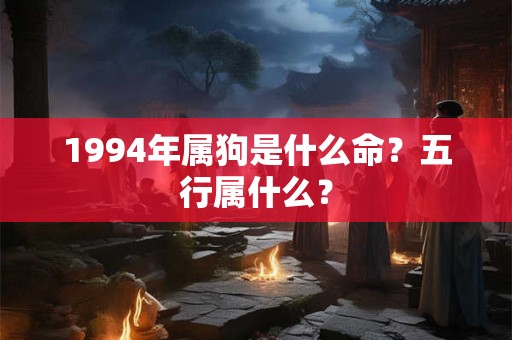 1994年属狗是什么命？五行属什么？