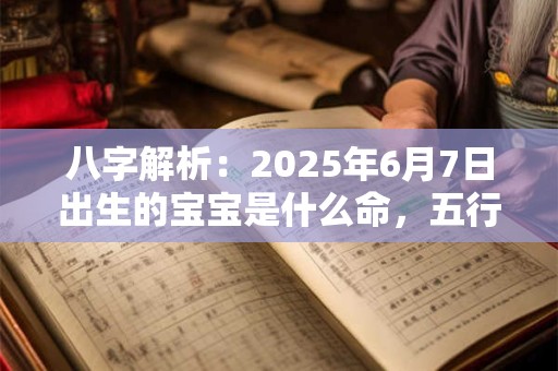 八字解析：2025年6月7日出生的宝宝是什么命，五行缺什么
