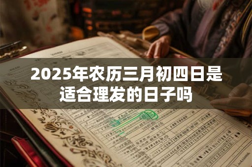2025年农历三月初四日是适合理发的日子吗