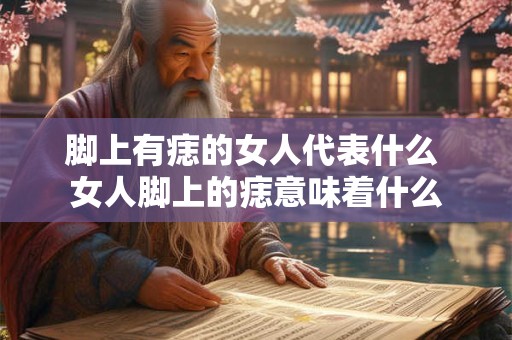 脚上有痣的女人代表什么 女人脚上的痣意味着什么