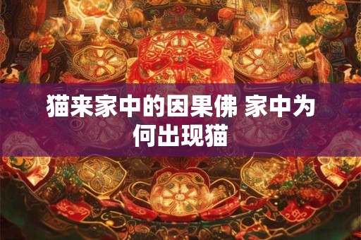 猫来家中的因果佛 家中为何出现猫