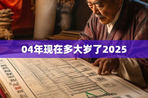 04年现在多大岁了2025