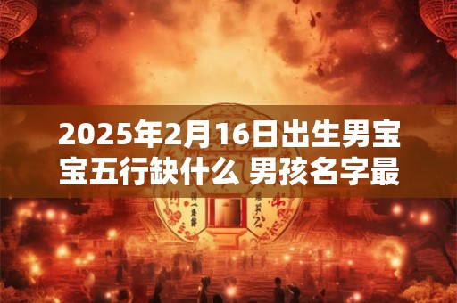 2025年2月16日出生男宝宝五行缺什么 男孩名字最新免费版