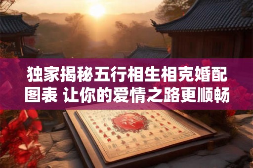 独家揭秘五行相生相克婚配图表 让你的爱情之路更顺畅！