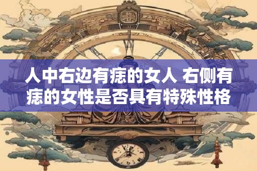 人中右边有痣的女人 右侧有痣的女性是否具有特殊性格