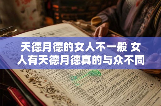 天德月德的女人不一般 女人有天德月德真的与众不同吗