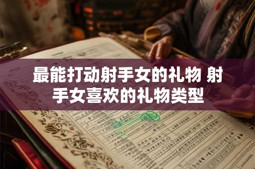 最能打动射手女的礼物 射手女喜欢的礼物类型