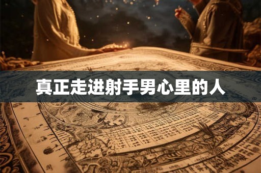 真正走进射手男心里的人
