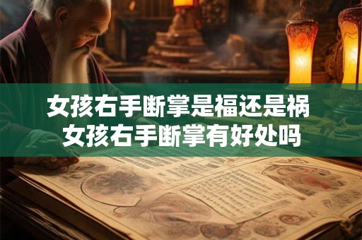 女孩右手断掌是福还是祸 女孩右手断掌有好处吗