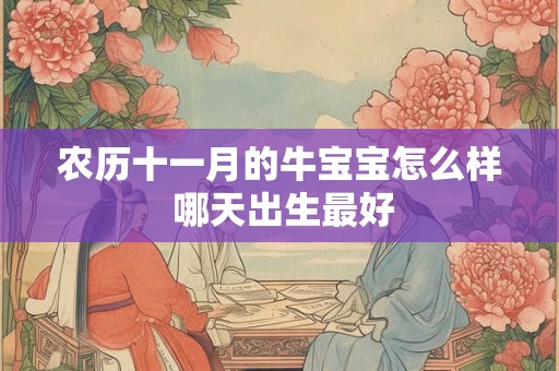 农历十一月的牛宝宝怎么样 哪天出生最好