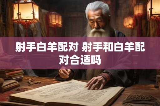 射手白羊配对 射手和白羊配对合适吗