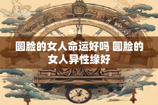 圆脸的女人命运好吗 圆脸的女人异性缘好