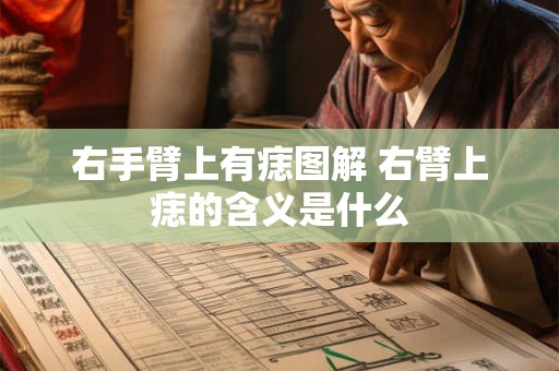 右手臂上有痣图解 右臂上痣的含义是什么