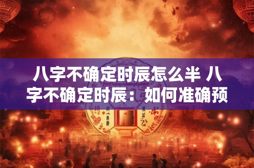 八字不确定时辰怎么半 八字不确定时辰：如何准确预测命运