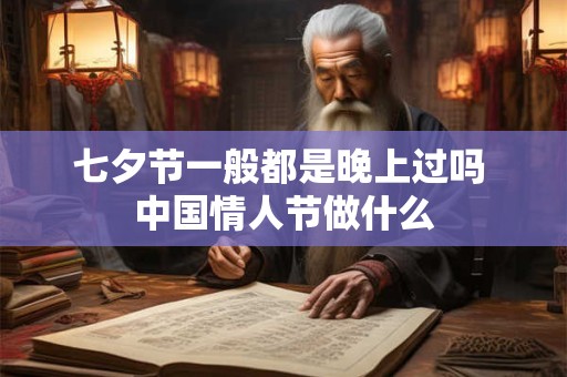 七夕节一般都是晚上过吗 中国情人节做什么