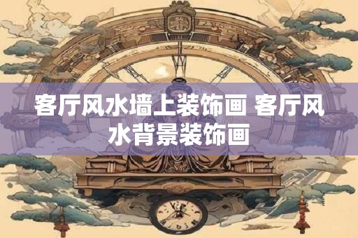 客厅风水墙上装饰画 客厅风水背景装饰画