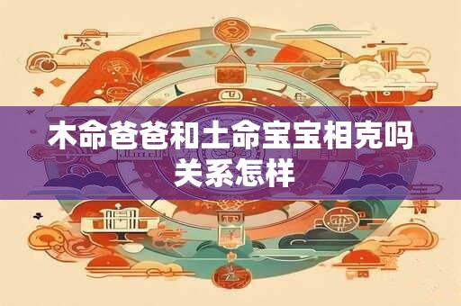 木命爸爸和土命宝宝相克吗 关系怎样