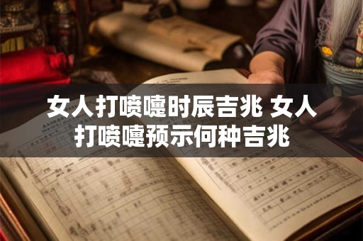 女人打喷嚏时辰吉兆 女人打喷嚏预示何种吉兆