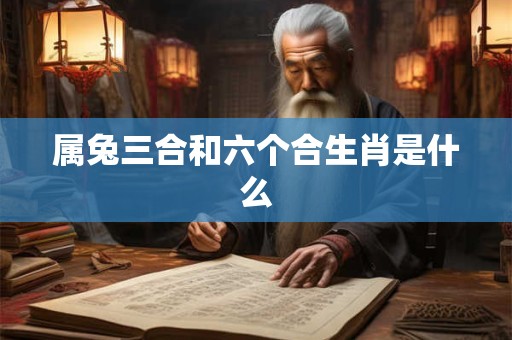 属兔三合和六个合生肖是什么