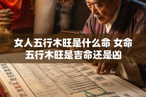 女人五行木旺是什么命 女命五行木旺是吉命还是凶