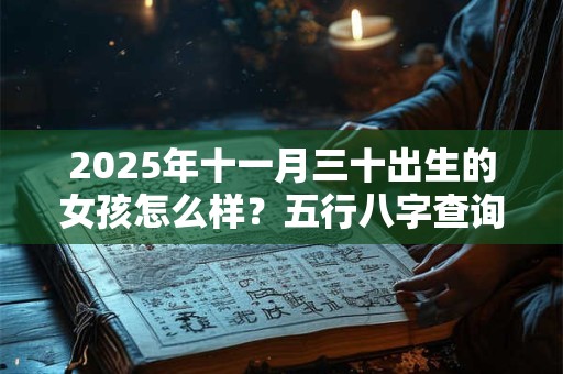 2026年十一月三十出生的女孩怎么样?五行八字查询 2026年十一月三十出生的女孩怎么样?五行八字查询