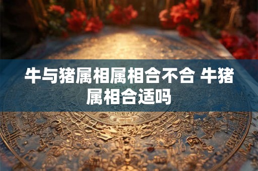 牛与猪属相属相合不合 牛猪属相合适吗