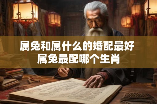 属兔和属什么的婚配最好 属兔最配哪个生肖