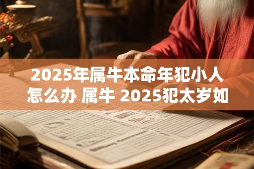 2025年属牛本命年犯小人怎么办 属牛 2025犯太岁如何防小人