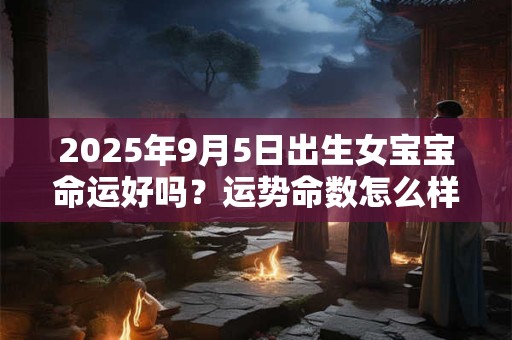 2025年9月5日出生女宝宝命运好吗？运势命数怎么样？
