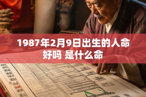 1987年2月9日出生的人命好吗 是什么命