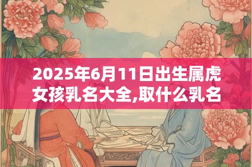 2025年6月11日出生属虎女孩乳名大全,取什么乳名好