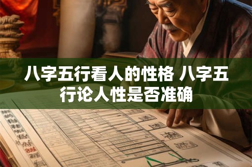 八字五行看人的性格 八字五行论人性是否准确