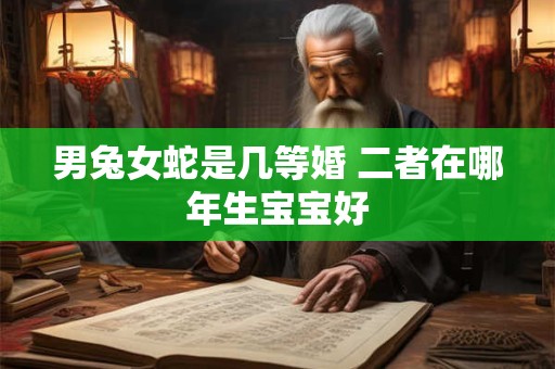 男兔女蛇是几等婚 二者在哪年生宝宝好