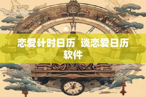 恋爱计时日历  谈恋爱日历软件
